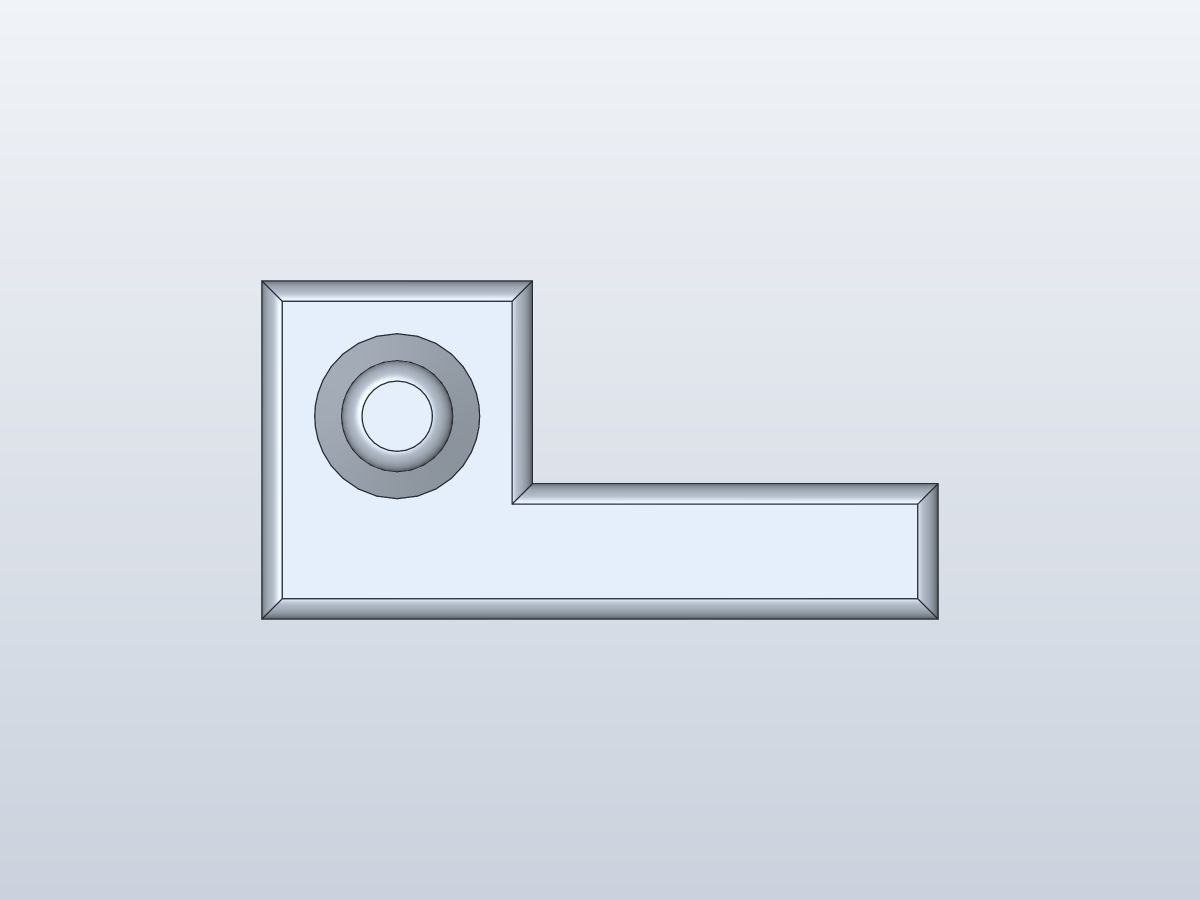 Top view of Simple design 1
