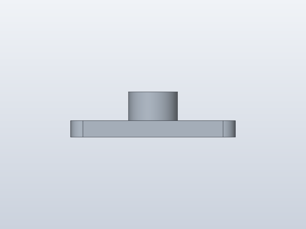 Front view of Sample plate